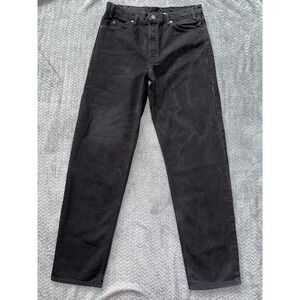 Levis 550‎ Orange Tab Jeans Mens Black Denim Relaxed Fit Size 38